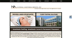 Desktop Screenshot of nationalanesthesia.com