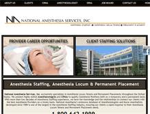 Tablet Screenshot of nationalanesthesia.com